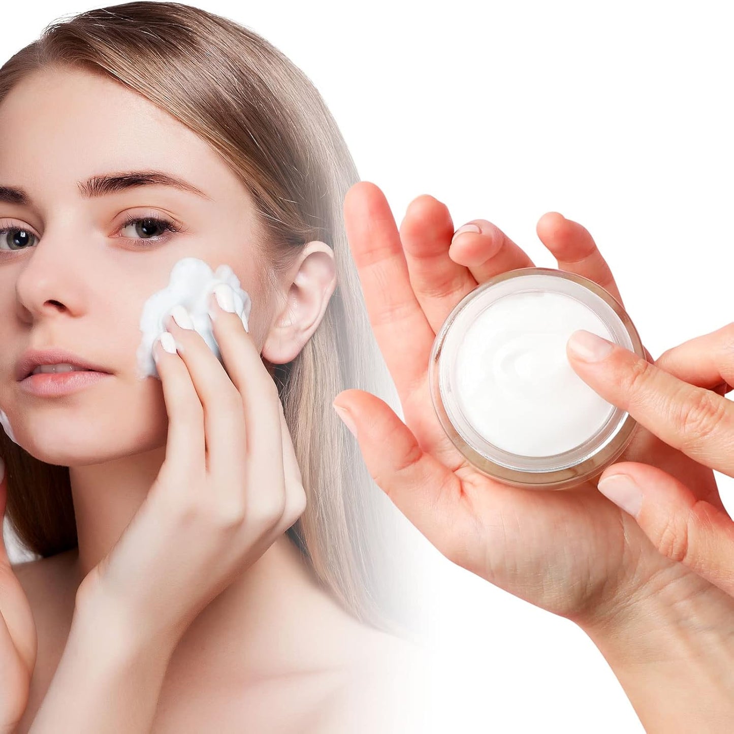 SATINIOR 36 Pieces 4 oz Plastic Jars with Lids Wide Mouth Airtight Reusable Container Acrylic Cosmetic Small Jars for Lotions Ointments Travel Toiletries Creams Make up Storage(Gold)