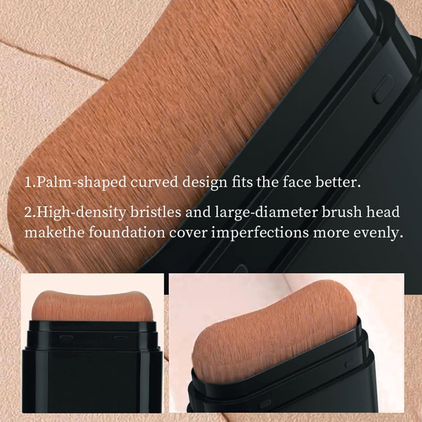 Long-Lasting Concealer Foundation Stick, Creamy Full Coverage, Hydrating Olive & Camellia Formula for Dark Circles & Blemishes, 2.09 oz (01#)