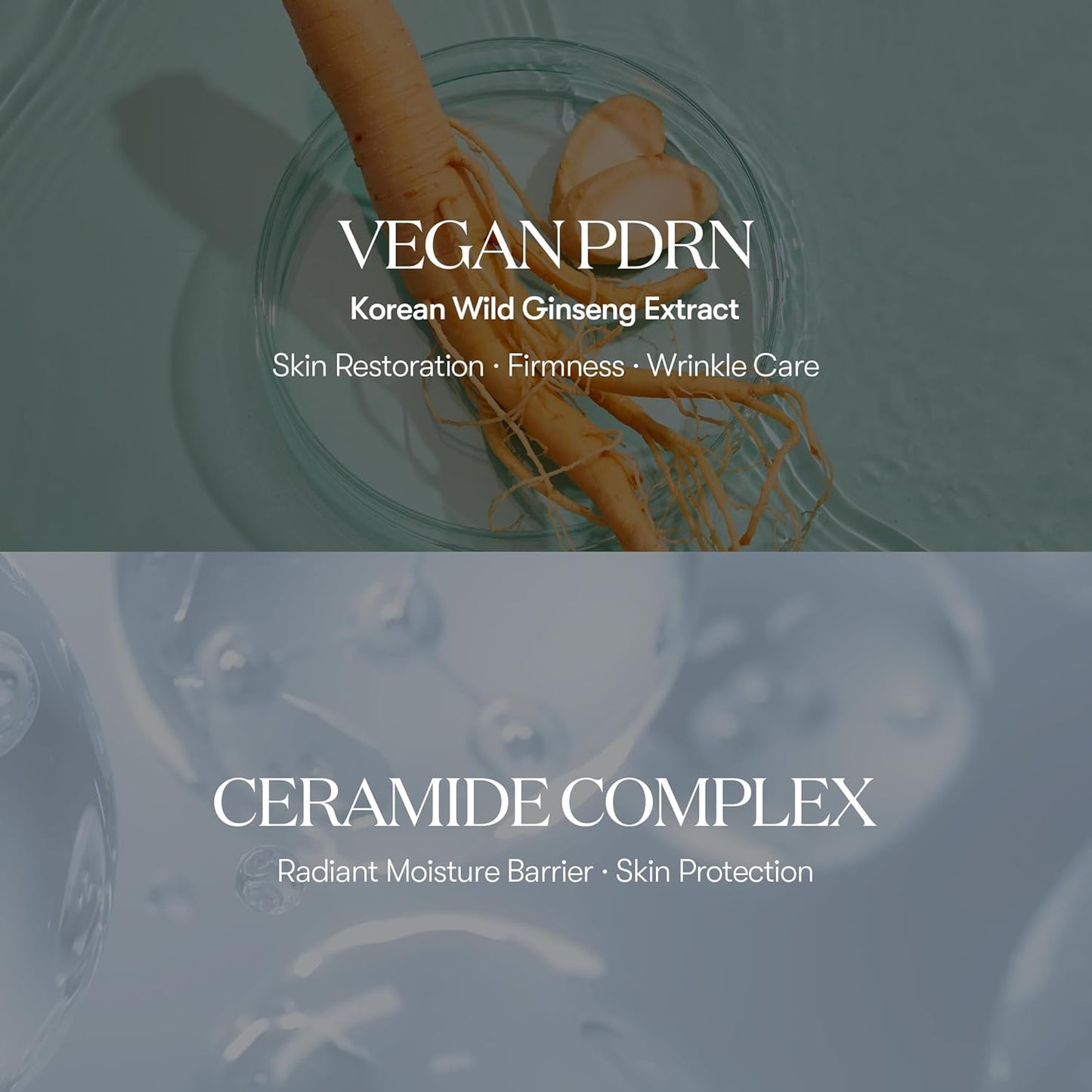 VT COSMETICS PDRN Glow Ampoule, PDRN Facial Mist, Deep Hydration Spray Serum, Vegan Skin Care, Light-weight Face Moisturizer, Plumping Effect, Fragrance-Free, Korean SkinCare (3.38 fl oz / 100 ml)