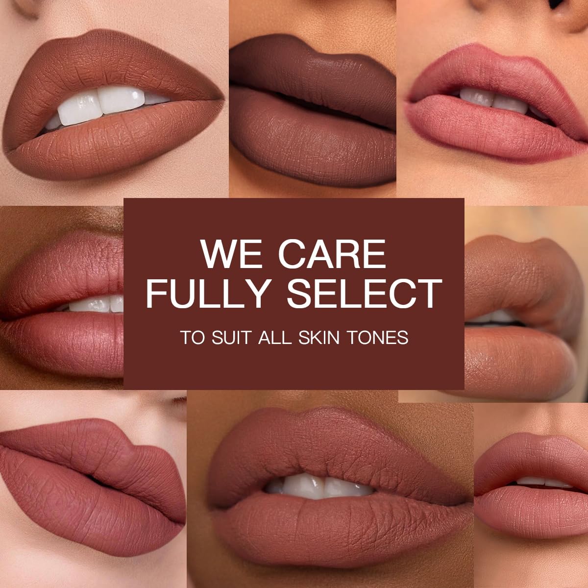 USHAS 2 in 1 Waterproof Lipstick and 24H Lip Liner Set - Long Lasting Matte Lipstick Pen Kits