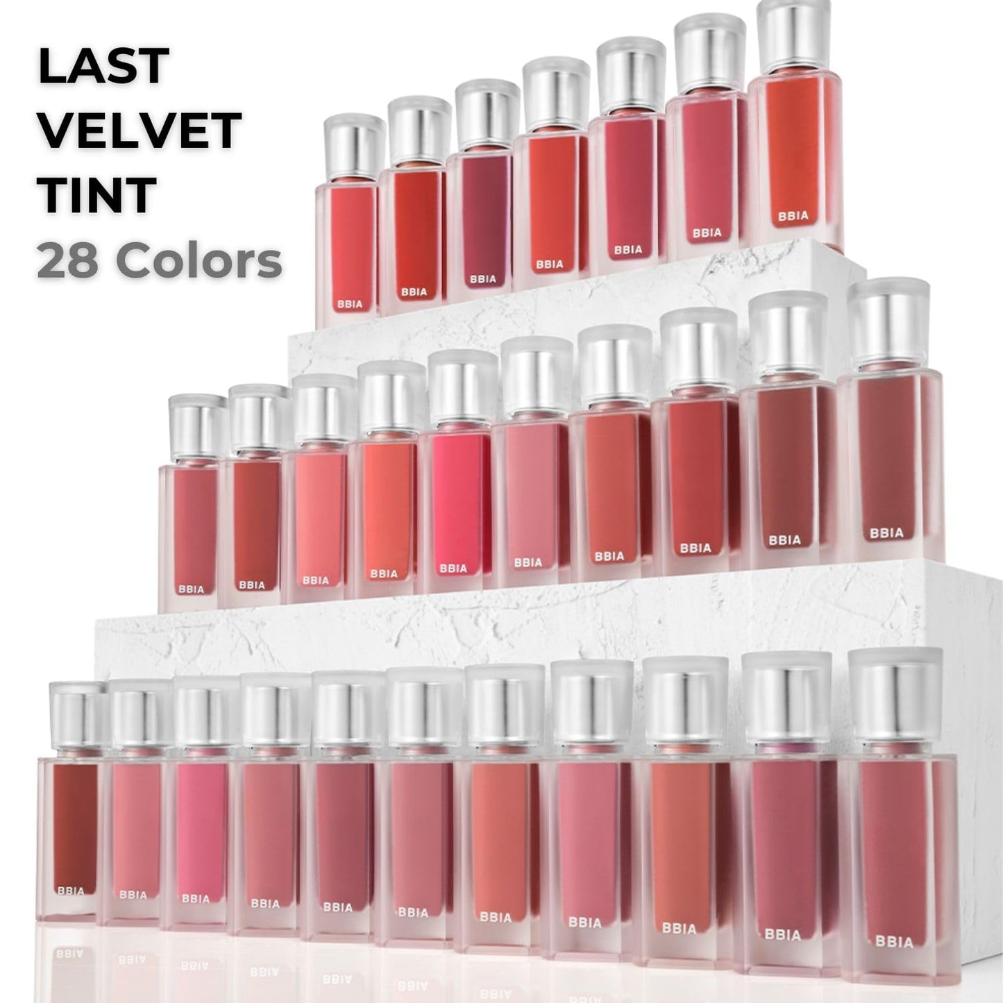 BBIA Last Velvet Tint NEW - Soft Creamy Matte Finish Lip Stain, Blur Effect & Velvety Texture, Long-Lasting, High Pigment, Non-Drying, Vegan, Korean Lip Makeup (V41 SUMMER BERRY, Pack of 1)