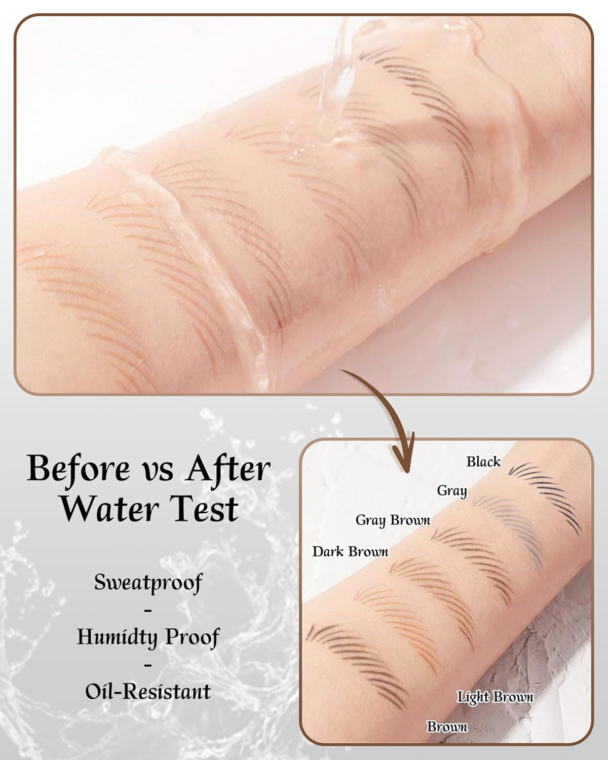 12 Piece Dark Brown Waterproof Eyebrow Pencils for Women w/Microblading Eyebrow Pencil & Brow Trimming Supplies Kit Permanent Eye Brow Liners Set For Salon-Quality Shaping & Filling Of Marks