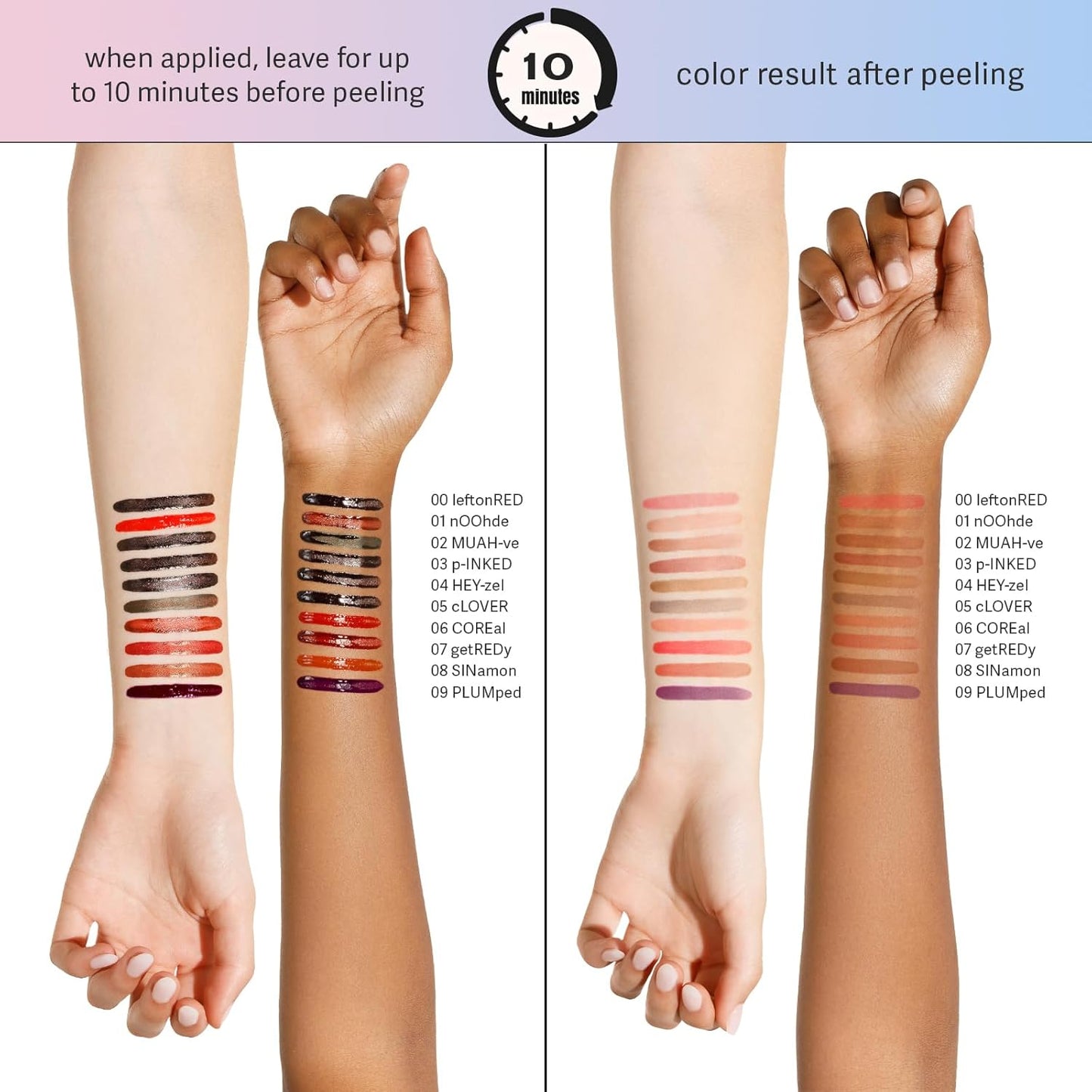 Sacheu Lip Liner Stay-N Peel Off Lip Stain — Long Lasting Matte Lip Tattoo Transfer Proof Lipstain Infused with Hyaluronic Acid & Vitamin E for All Skin Types — Vegan & Cruelty-Free, cLOVER