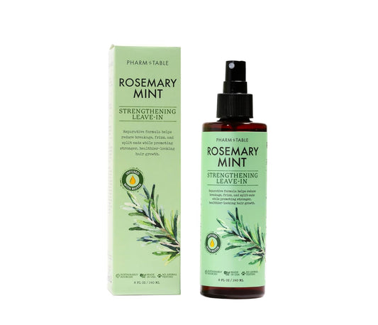 Leave In Conditioner Spray - Rosemary & Mint Scalp Treatment - Anti-Dandruff and Dry & Itchy Scalp treatment, Hydrating & Medicated Formula for Psoriasis and Scalp Care - Detangles & Nourishes Hair.
