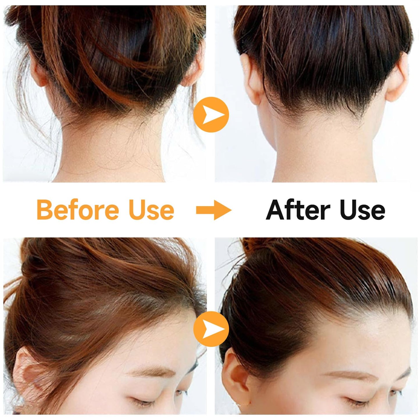 5 Pcs Hair Wax Set for Women & Baby Accessories, Edge Control Slick for Flyaways, Finishing Stick, Styling Comb, Gel for Fixing