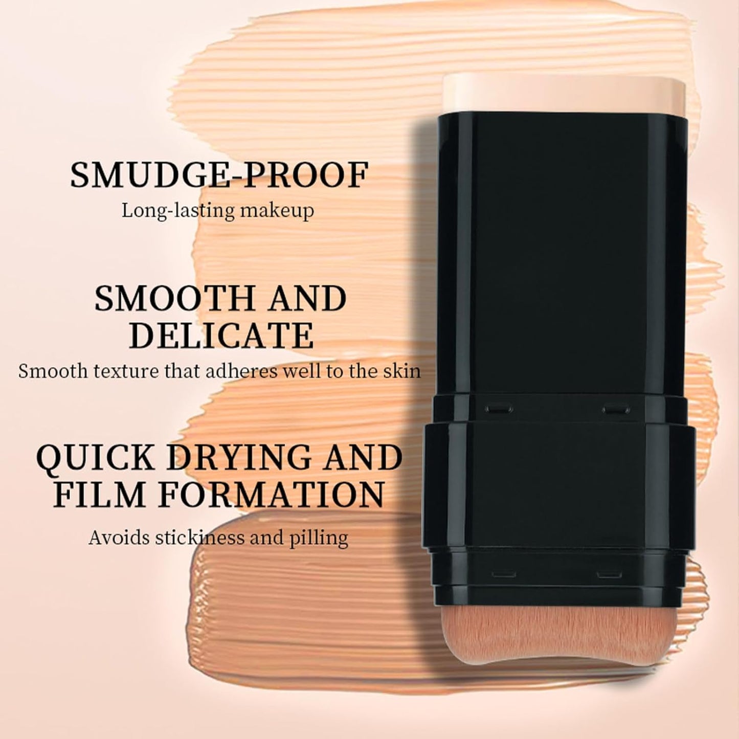 Long-Lasting Concealer Foundation Stick, Creamy Full Coverage, Hydrating Olive & Camellia Formula for Dark Circles & Blemishes, 2.09 oz (01#)