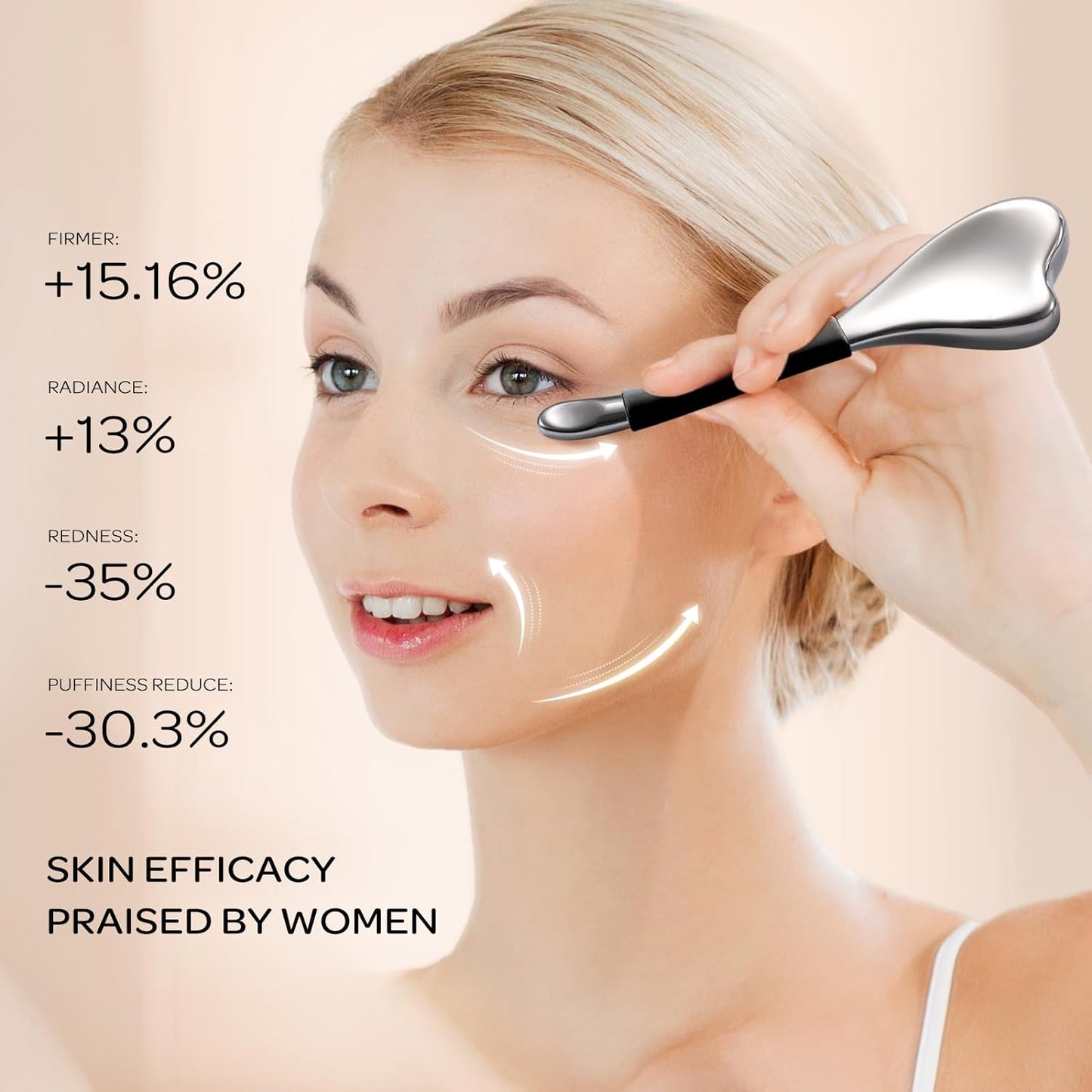 3-in-1 Cryo Facial Tool – Cooling Gua Sha & Ice Roller