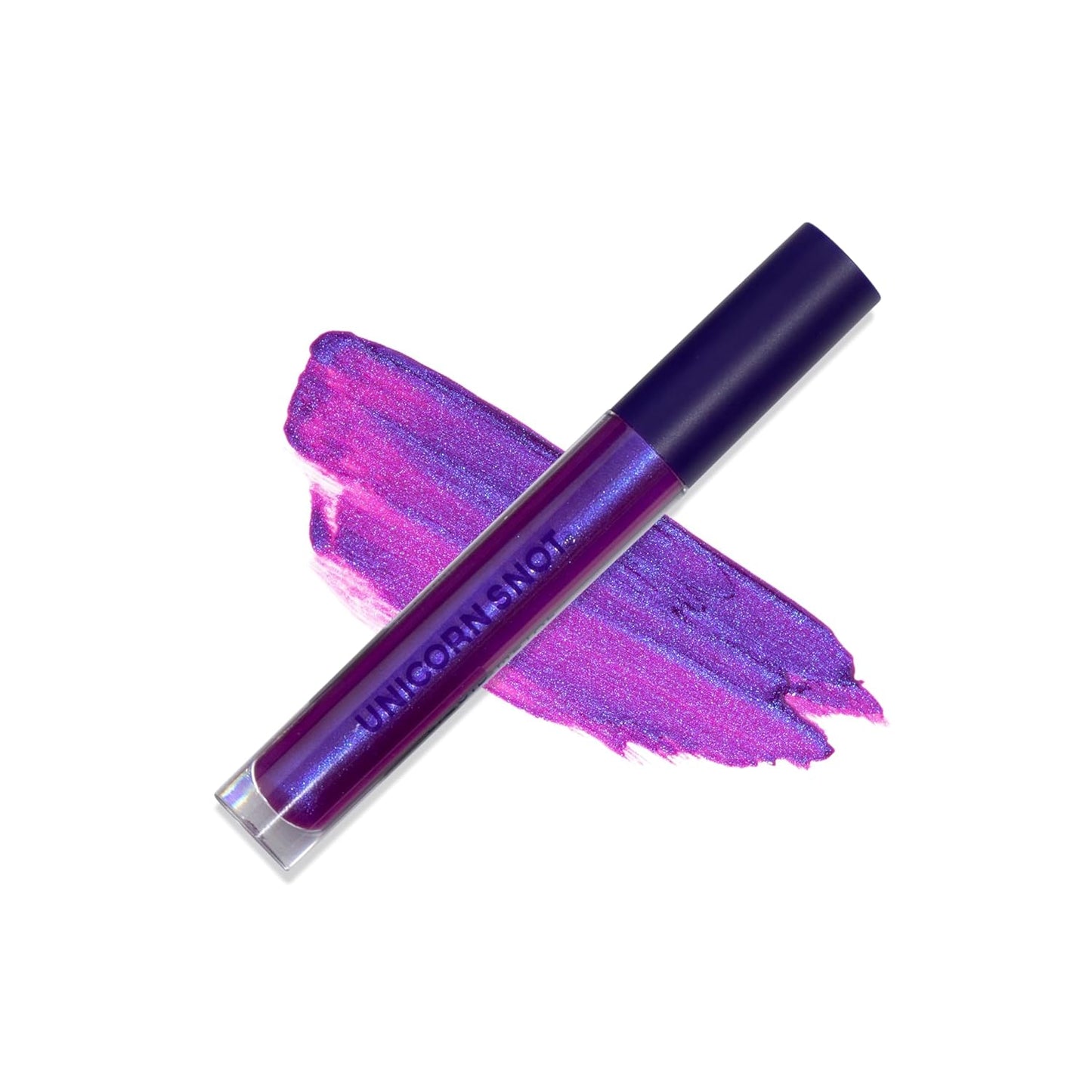 UNICORN SNOT Liquid Metal Lip Paint | Intense Pigment, Non-drying, Metallic Lip Color for Halloween Costume & Anime Cosplay | Gluten Free, Vegan & Cruelty-free Lip Makeup - BOOM (Atomic Purple)