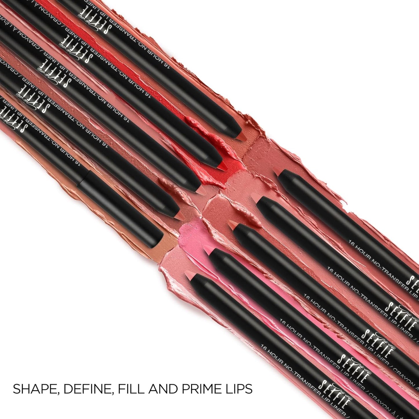 GA-DE Selfie 16 Hours Lip Liner, 857 - Long-Lasting, Transfer-Resistant Lip Liner Pencil - Lightweight, Creamy Soft Texture, High-Pigmented - 0.02 oz