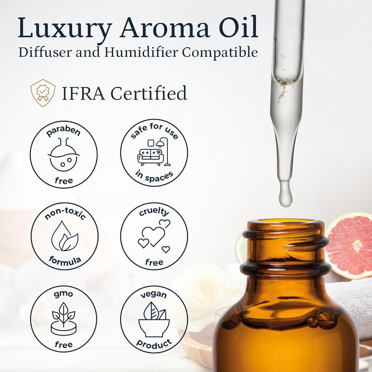 PuroSentido Paradise Tropical Aroma Oil (120 ml) - Luxury Essential & Fragrance Oil for Diffusers and Humidifiers, Creamy Coconut, Floral Notes & Soft Woods Home & Hotel Scent