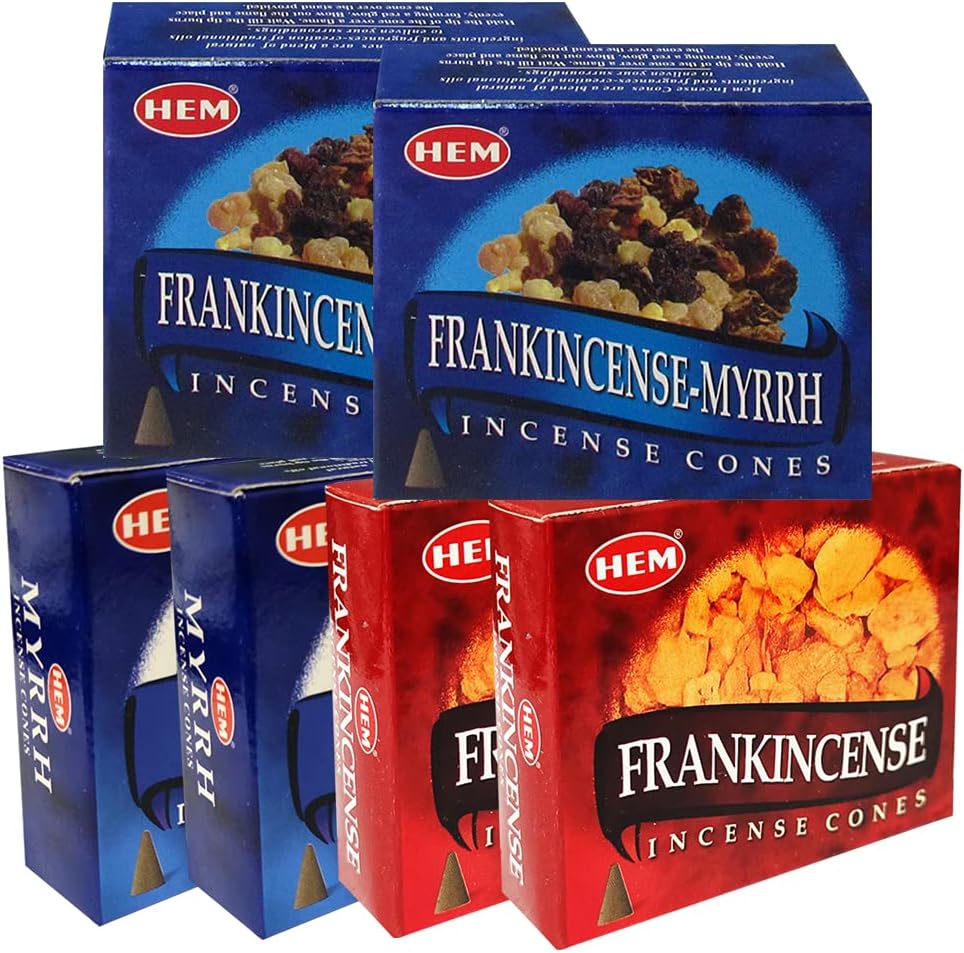 Incense Cones & Holder Bundle Variety Pack from Hem Trumiri Insense Inscents Insencents Insence