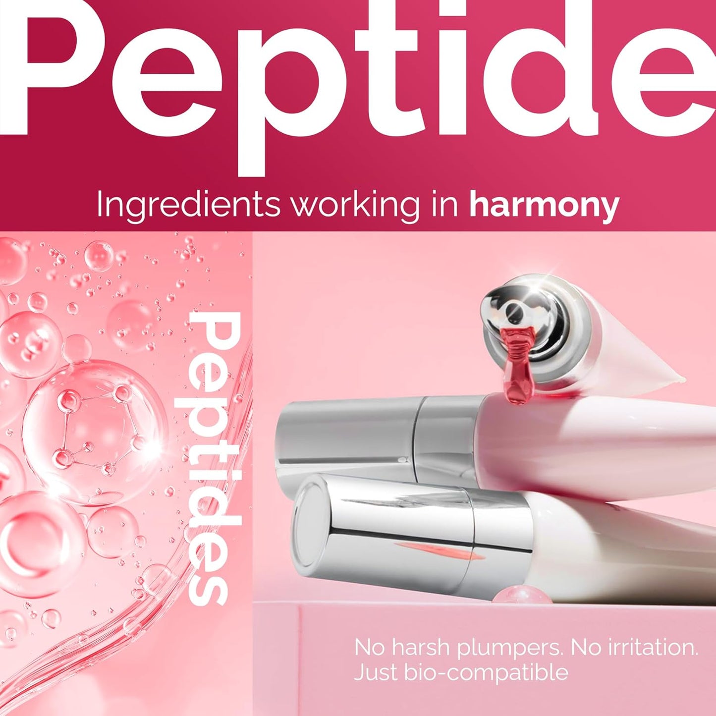 Tinted Lip Balm Elixir – Hydrating Vegan Lip Care with Sheer Color & Moisturizing Glow – Non-Sticky Nourishing, Lip Plumping Treatment for Soft, Smooth Lips (Rosewood 10ml)