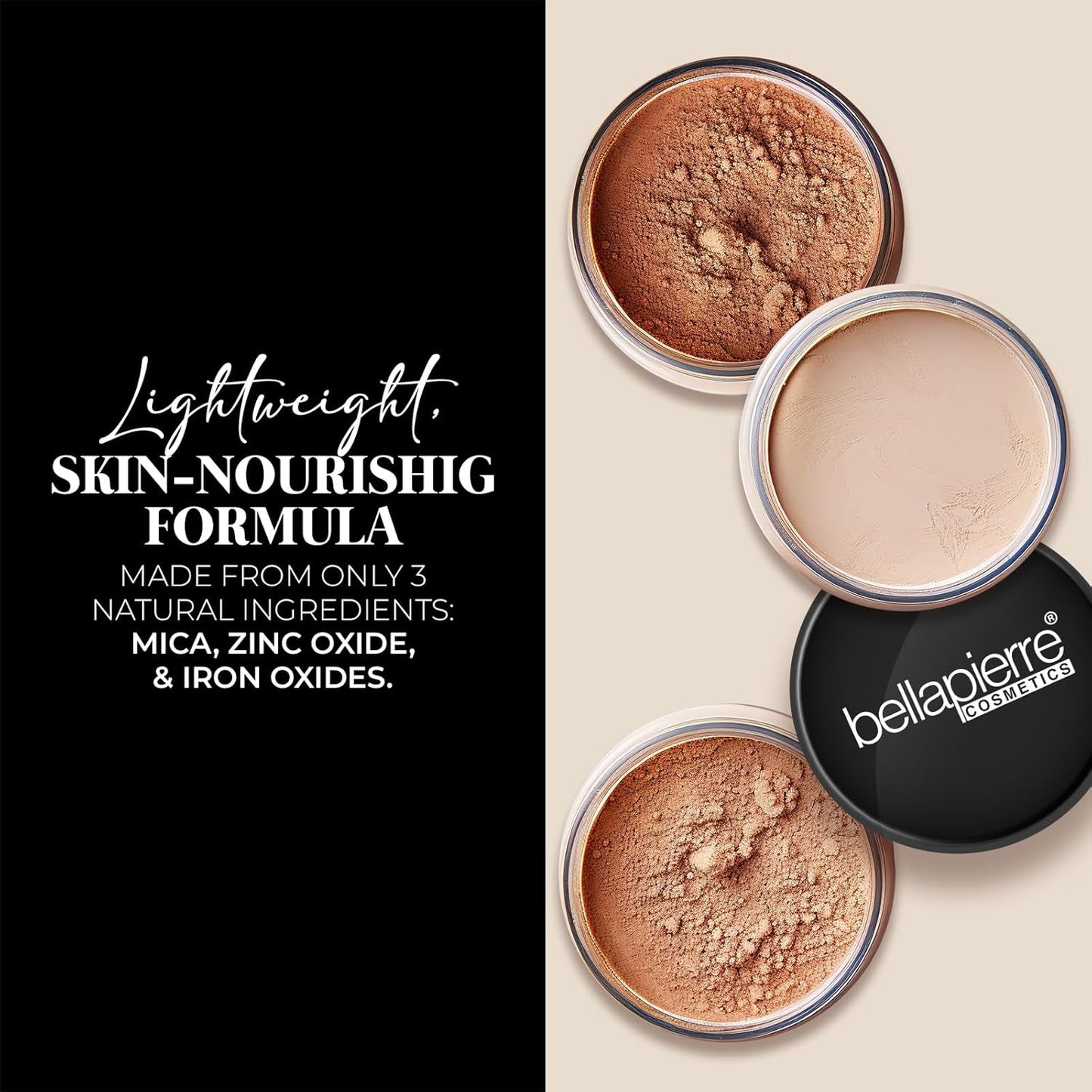 Bellapierre Mineral Foundation SPF 15 – Loose Powder Foundation, Full Coverage Mineral Makeup with Matte Finish – Vegan, Cruelty Free, Hypoallergenic, Oil & Talc Free – 0.32 oz - Acorn