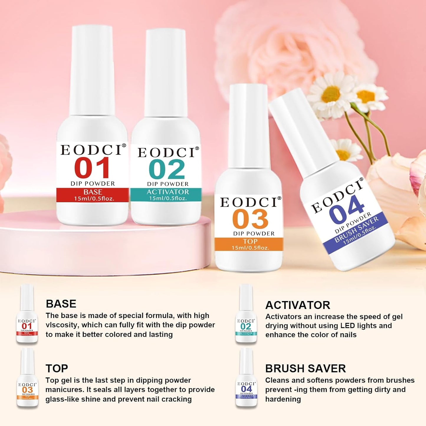 31 Pcs Dip Powder Nail Kit, 20 Colors Glitter Nude Pink Blue Gray Dip Powder Liquid Set with Top/Base Coat Activator for French Nails Art Manicure DIY Salon, No Needed Nail Lamp Curing