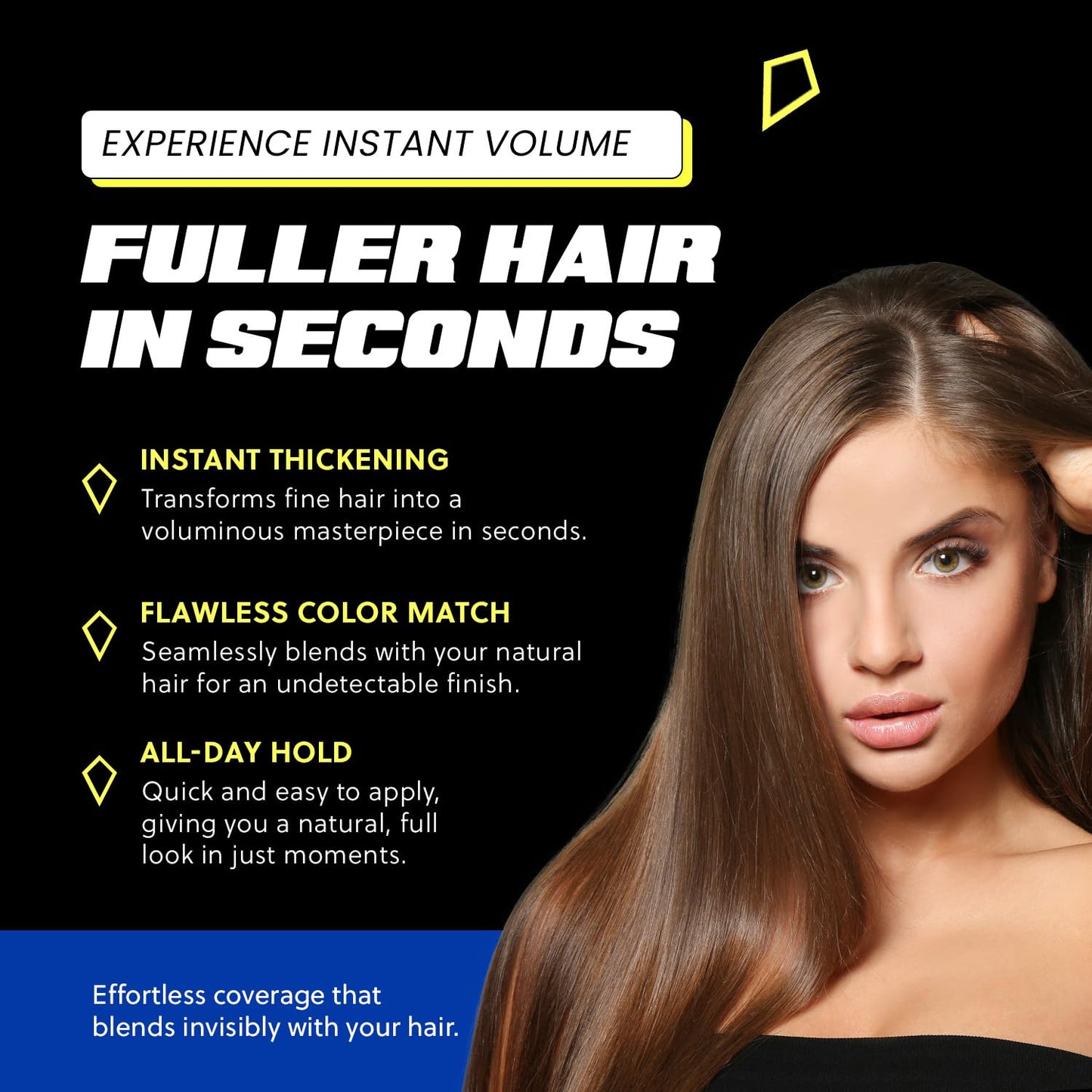 PrimeLook Hair Building Fibers, Luxurious Building Fibers for Thinning Hair, Superior Formula for Men & Women, Instant Volume, Matches Colors (27.5g, Medium Blonde)