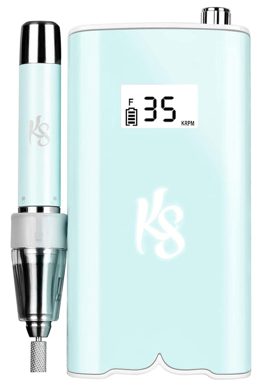 Kiara Sky Beyond Pro Nail Drill | Portable, Rechargeable & Cordless | Blue