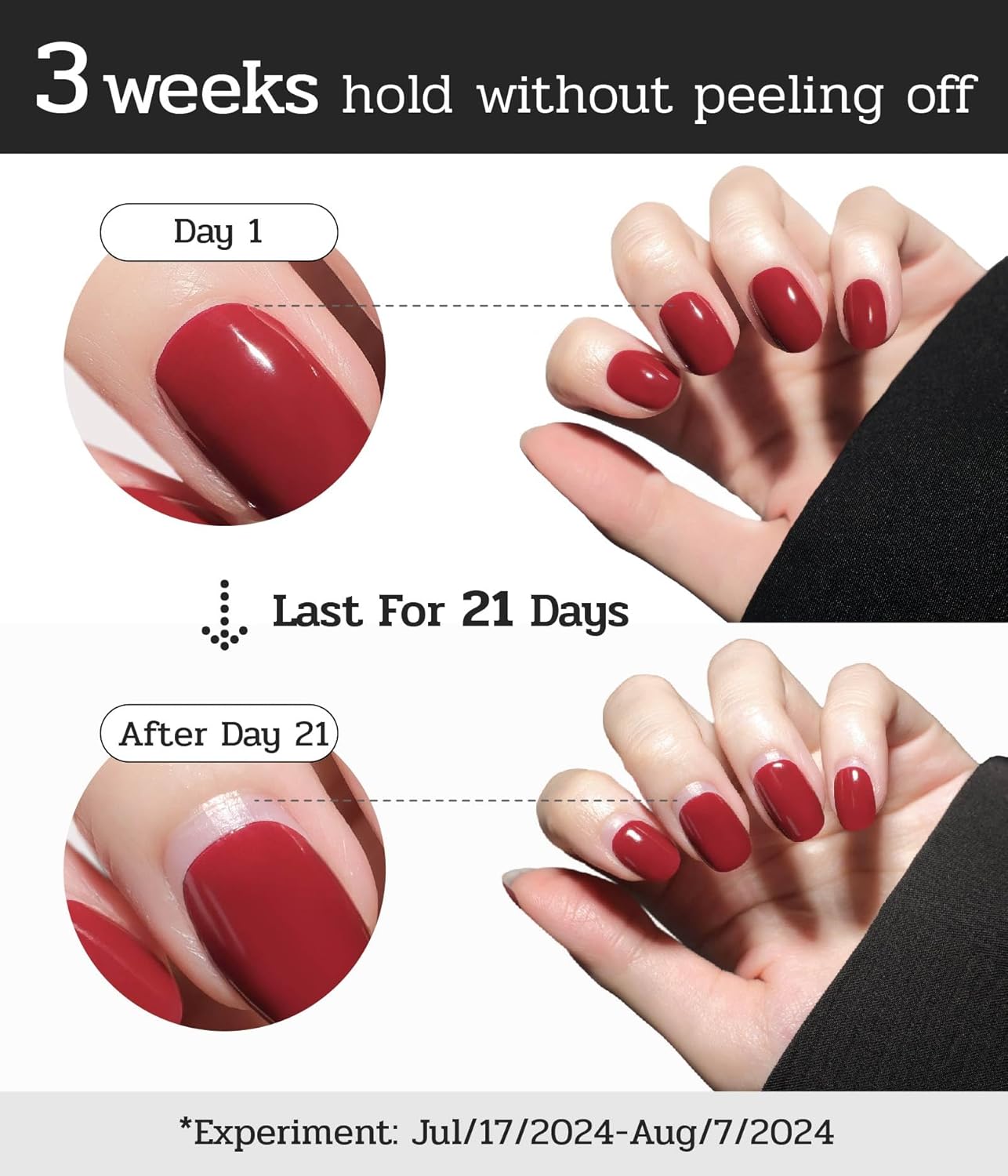 Nail Polish Strips - 22 Pcs Salon Quality Gel Nail Stickers - Long Lasting Wraps (Stardust Blue)