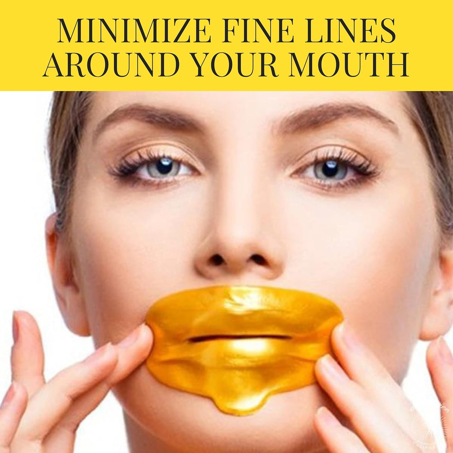 Doppeltree PLUMP IT Moisturizing Lip Mask (18 patches) - lip plumper, moisturizer for dry lips, chapped lip care and repair, conditioning lip exfoliator treatment - Formulated in San Francisco