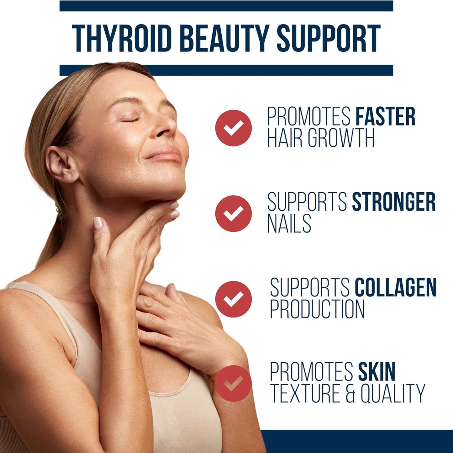 Dr. Westin Childs - Thyroid Hair Regrowth Complex - Skin & Nails Vitamins for Women, Silicon & Biotin for Hair Loss, Beauty & Collagen in Hypothyroidism, Hashimoto's & Hyperthyroidism - 60 Ct