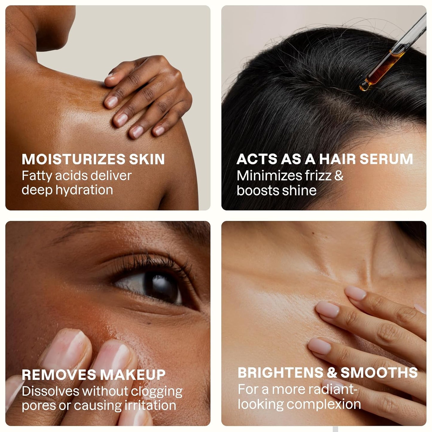 Cliganic Organic Rosehip Seed Oil 16oz with Pump for Face, Hair & Body, 100% Pure (Packaging May Vary)