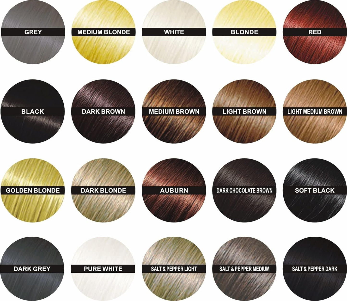 Hair Building Fibers 200 Grams 7 Oz. With Bottle By Finally Hair 50g*4 (Dark Salt & Pepper (very dark brown with a touch of white))