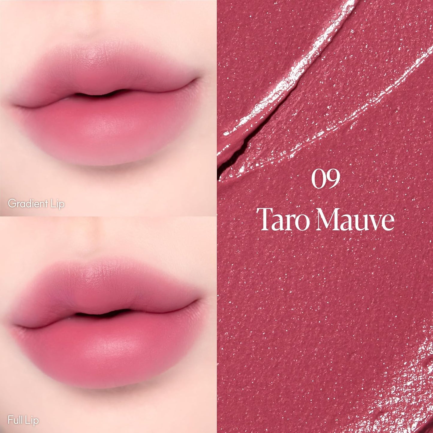 Espoir Couture Lip Tint Fitting Blur #9 Taro Mauve 0.14oz | Soft and Creamy Color for Blurry Lip Look | Smudge-Proof Fixing Lip Stain | Lightweight and Comfortable Matte Finish