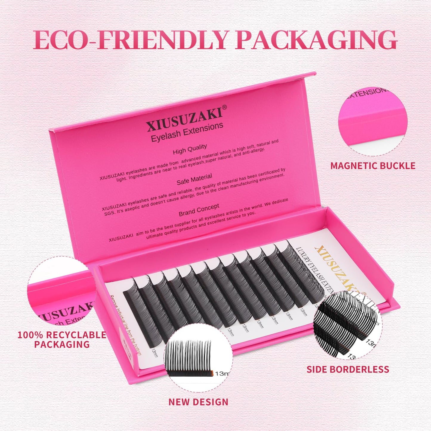 5D Flower Lash Extensions Spikes Lashes 0.07 Matte Black C Curl Lashes 8mm Volume Eyelash Extension Lash Trays Professional Use(5D Flower,0.07-C,8mm)