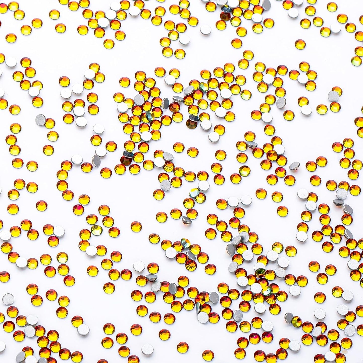 1440Pcs Blaze Crystal Rhinestones,Glass Flatback Rhinestones Mini Gemstones for Nail Face Makeup Art Crafts Clothes Decoration -(SS6,2.0mm,Blaze)