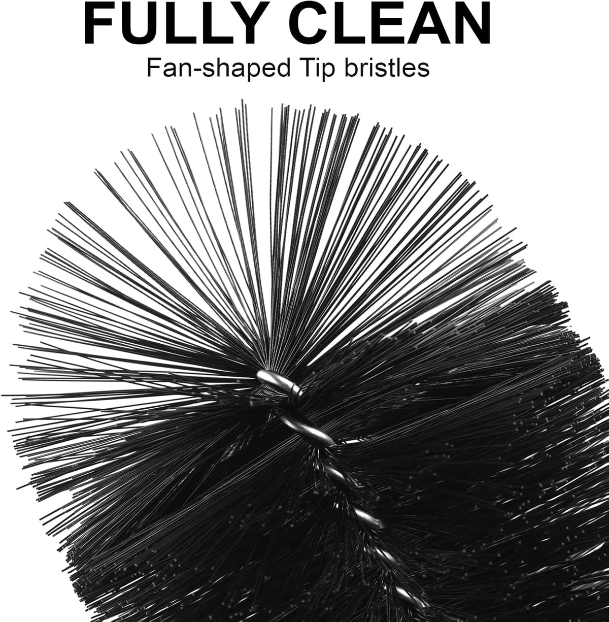 Bottle Brush, Bendable Long Handle Cleaner Brushes for Cleaning Neck Bottles, Baby Bottles, Water Bottles, Tumblers, Flask, Bird Feeder, Vase and Home Kitchen Sink Cleaning Brush