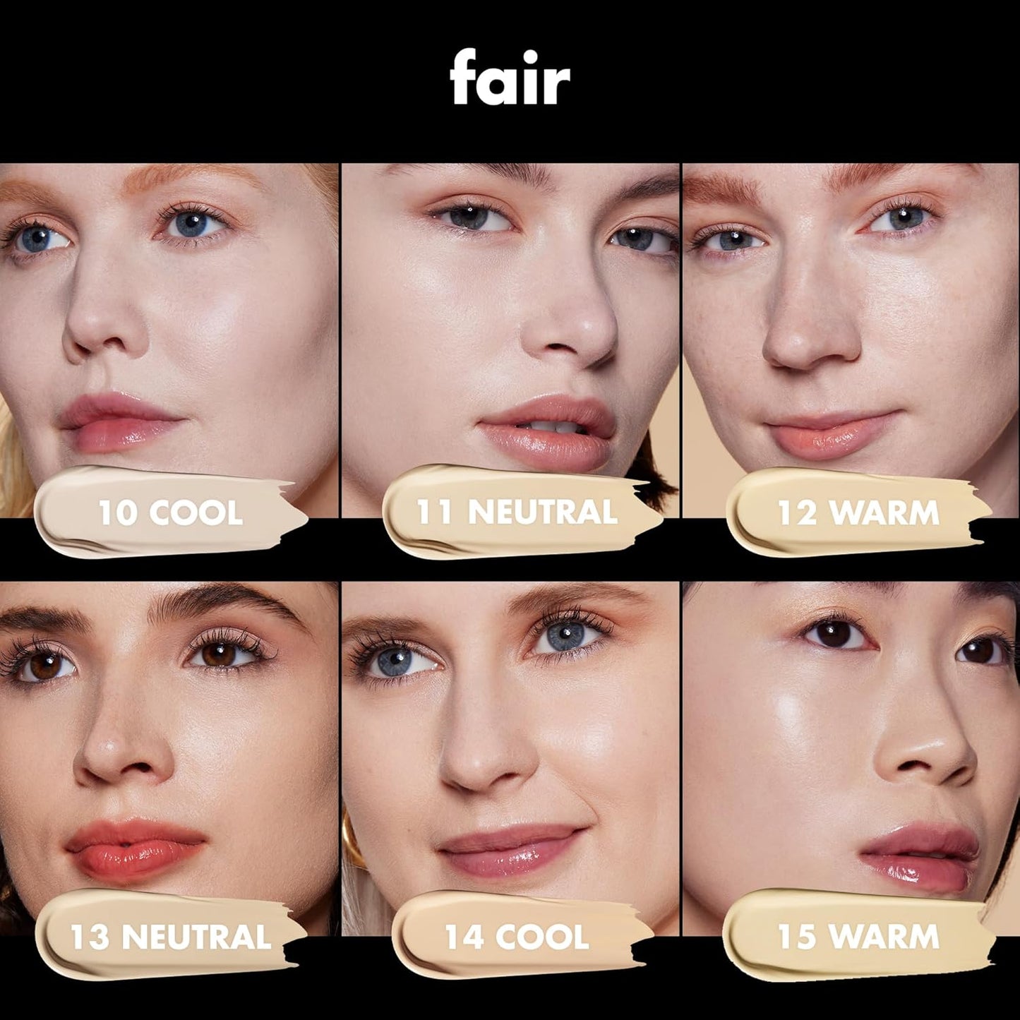 e.l.f. Soft Glam Foundation, Medium Coverage, Long-Lasting & Buildable Foundation For A Smooth, Satin Finish, Vegan & Cruelty-Free, 15 Fair Warm