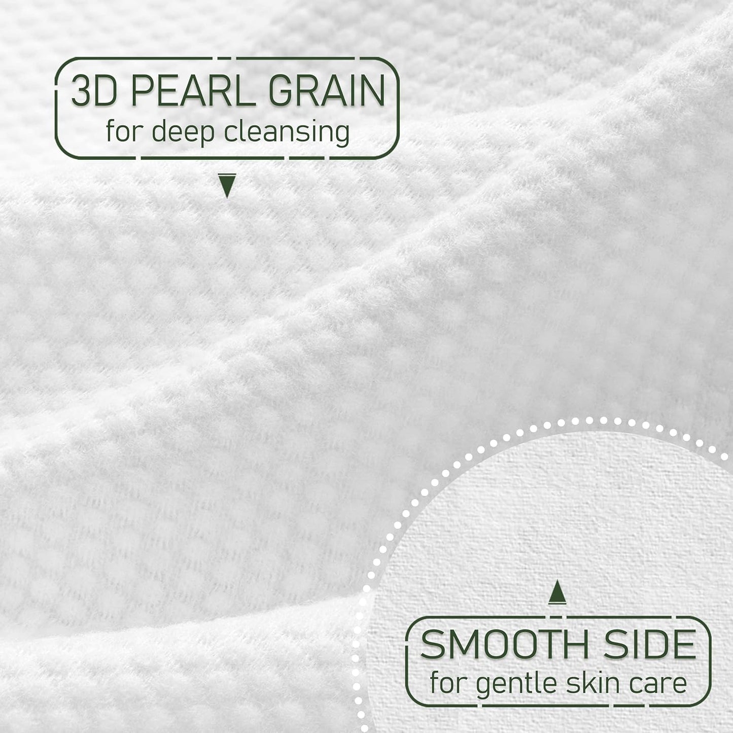 Bamboo Viscose Disposable Face Towel Biodegradable Large Dry Face Wipes 240 Count Extra Thick Soft Clean Facial Towels for Sensitive Skin, Makeup Removing, Facial Cleansing