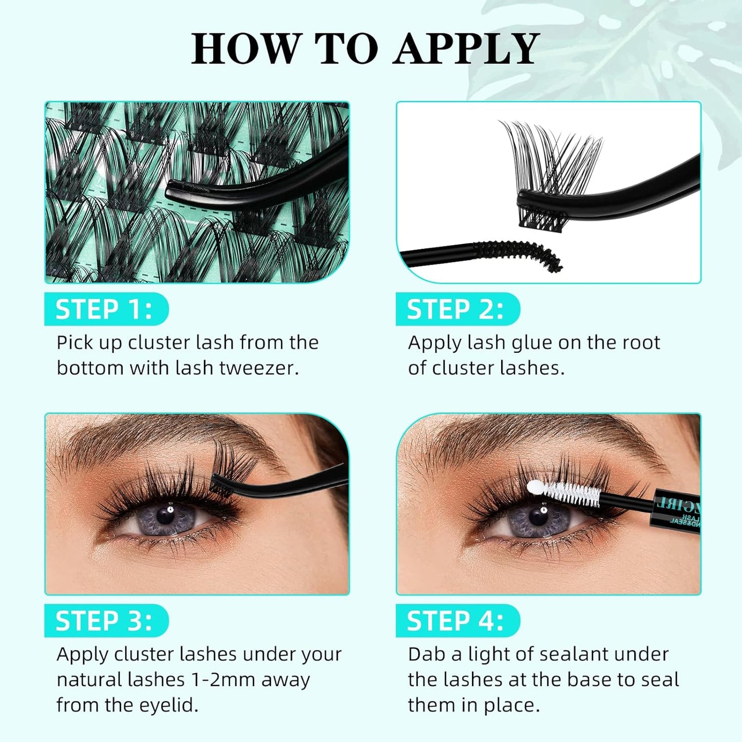 Lash Clusters Wet Look 168Pcs Eyelash Cluster Ultra-Thin Lash Band Eyelashes Extensions Spiky Anime Wide Span Lashes(Hollyhock,D-18mm)