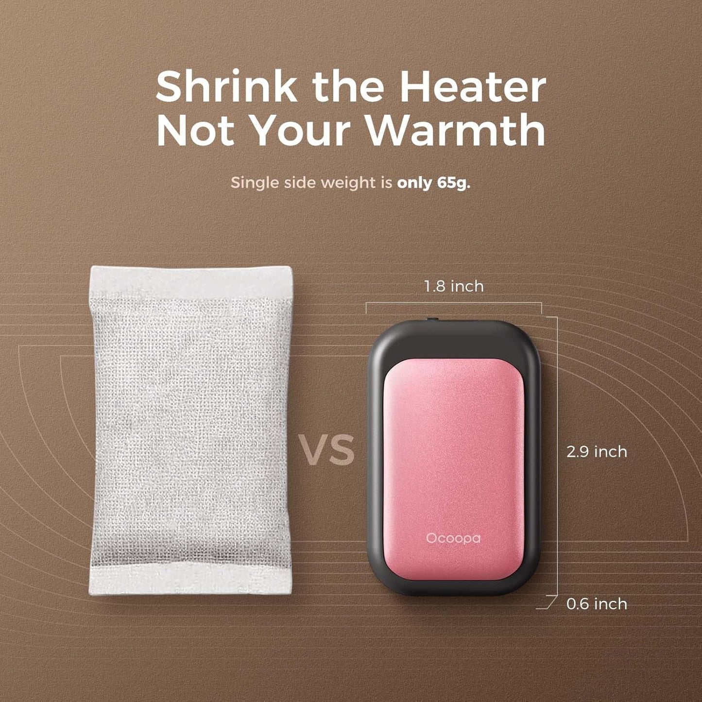 OCOOPA Magnetic Rechargeable Hand Warmers 2 Pack, Card-Style Electric AI Hand Warmers 5000mAh, Pocket Portable Hands Heater, UL Certified, for Men Women, Hunting Essentials, UT4 Young