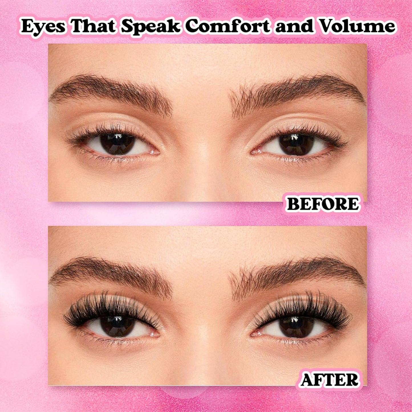 Lash Clusters 240pcs 30D+40D 12-18mm Cluster Lashes Mixed Tray 3D Effect Volume Individual Lashes Cluster Eyelash Extensions Fluffy Soft D Curl DIY Lash Extension Kit at Home (30D+40D-0.07-D,12-18mm)