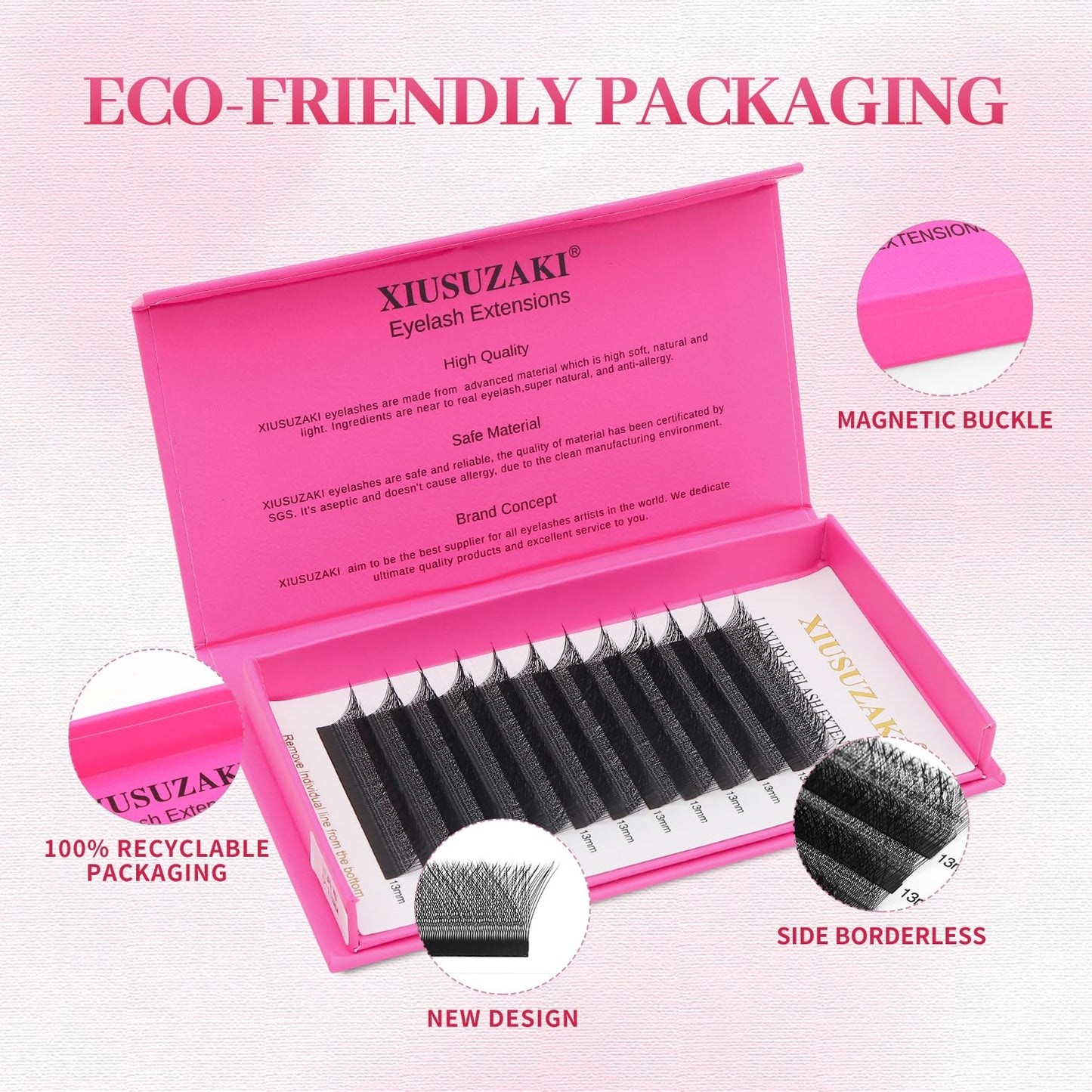 W Lash Extensions Supplies 3D Eyelash Extensions W Shape 0.07mm Thickness D Curl 15mm Premade Fans Easy Fan Lashes Volume Matte Black 12 Rows Crisscross Eye Lashes(W-3D-0.07-D,15mm)