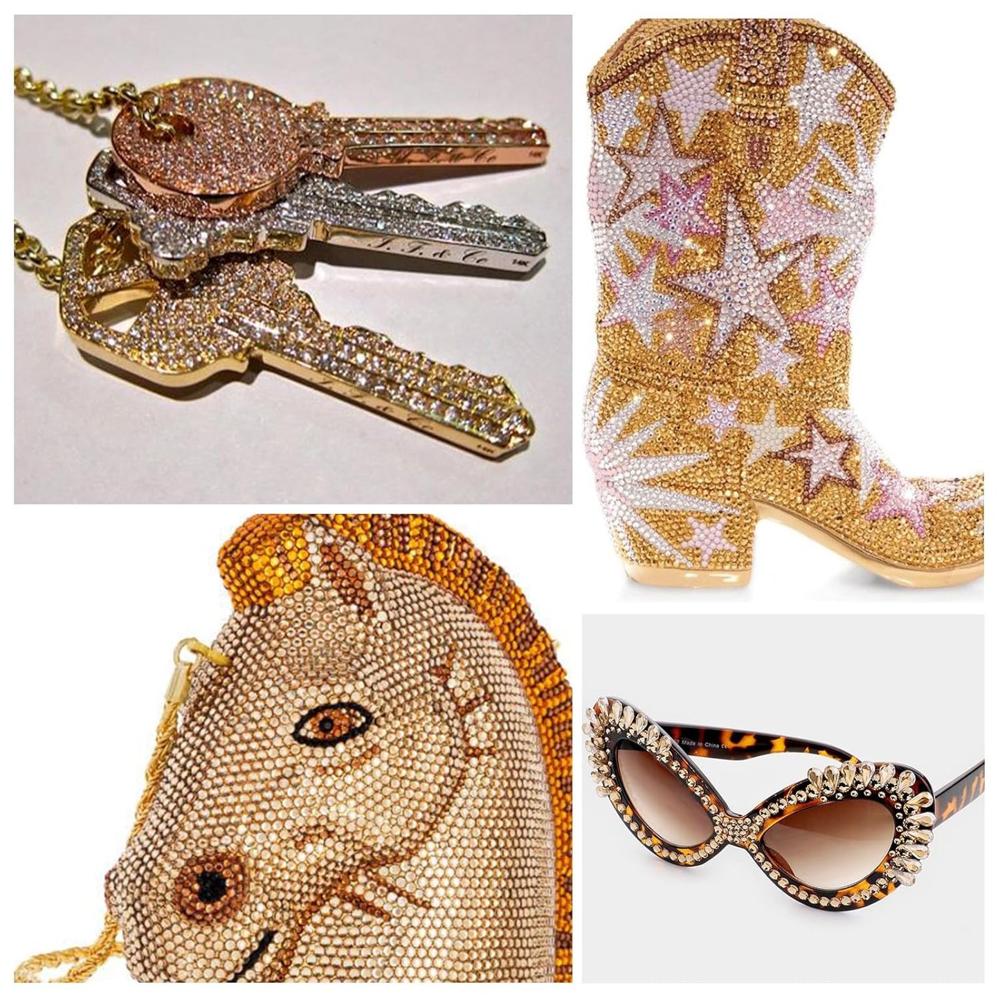 1440Pcs Dawn Light Crystal Rhinestones,Glass Flatback Rhinestones Gemstones Small for Nail Face Makeup Art Crafts Clothes Decoration -(SS8,2.4mm,Dawn Light)