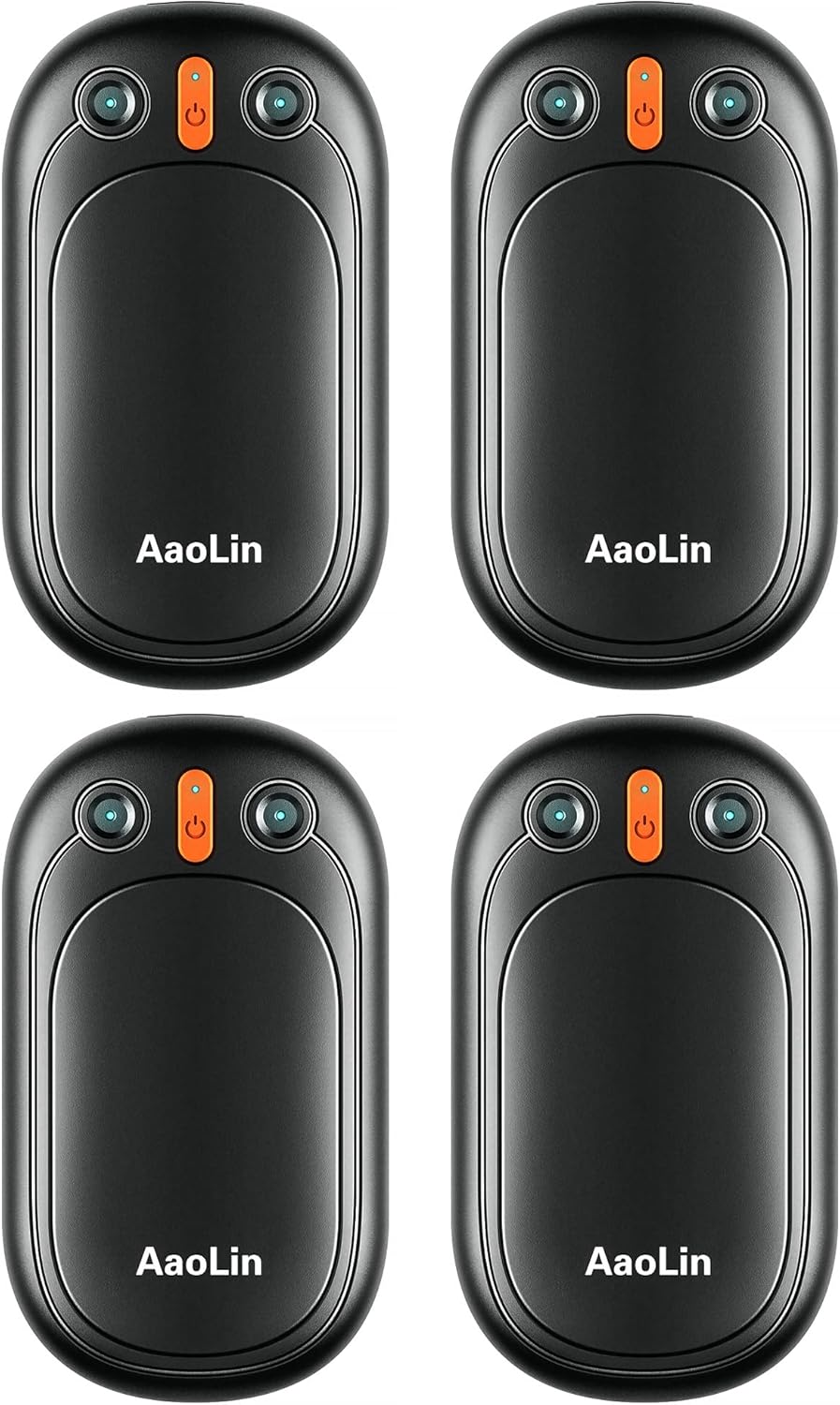 AI Hand Warmers Rechargeable, AaoLin 2 Pack Electric Hand Warmers Reusable, 12Hrs Long Heating, Portable Pocket Handwarmer Great Gift for Outdoors, Camping, Golf, Hunting Gear