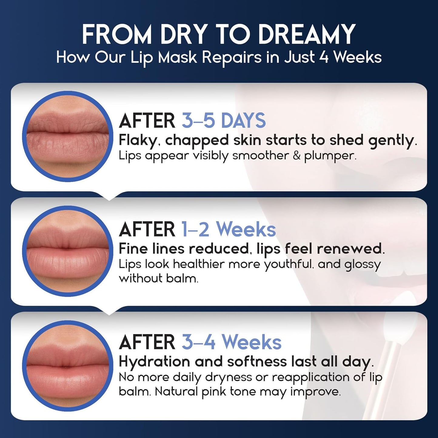 Lip Mask Overnight with Hyaluronic Acid & Collagen, Lip Sleeping Mask for Dry Cracked Lips, Moisturizing, Hydrating, Exfoliating Night Treatment for Lip Care (Strawberry) (0.7, Berry)