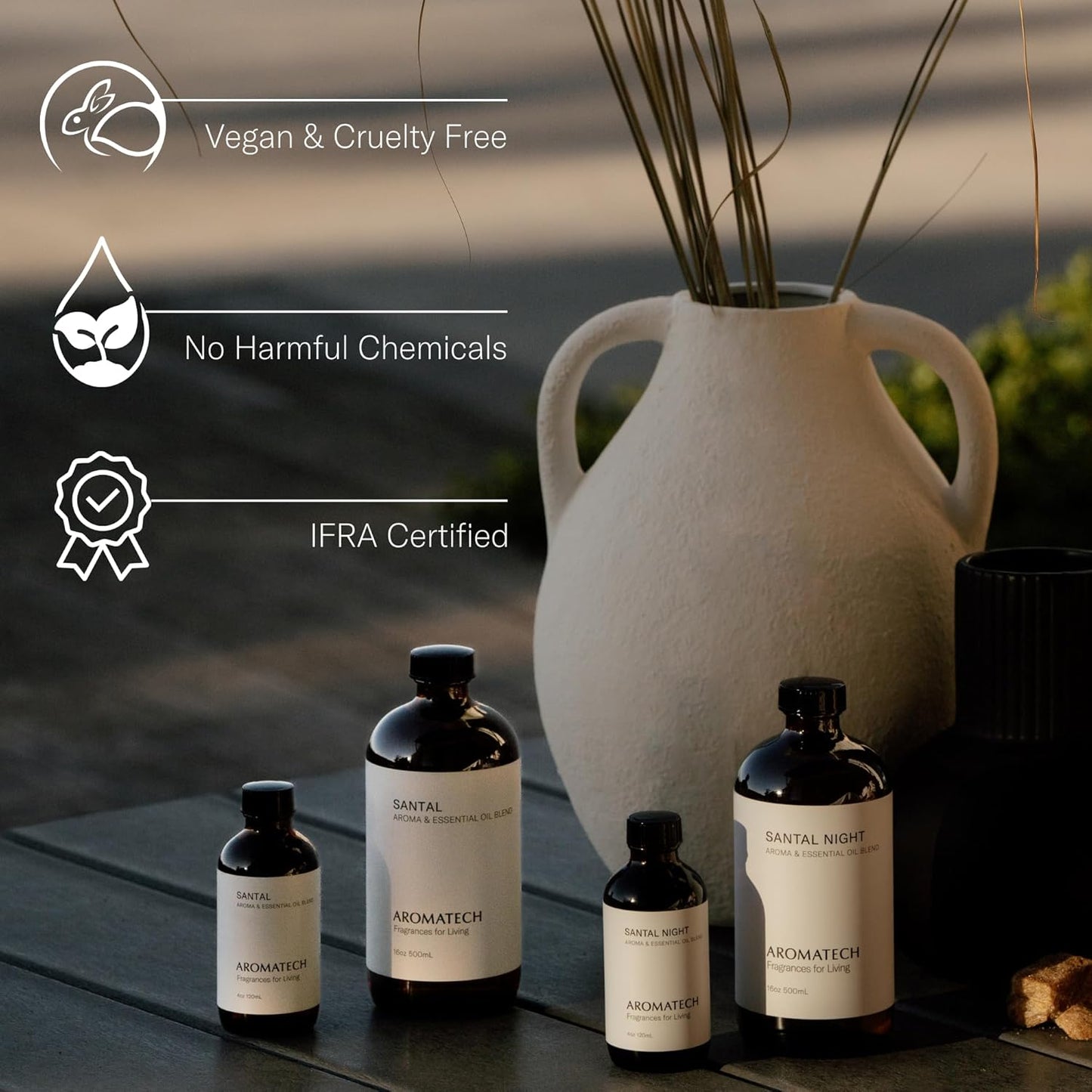 Aromatech Coconut & Peach Nectar Aroma Essential Oil Blend: Hotel Inspired Aromatherapy with for Ultrasonic Diffusers & Nebulizers - 0.3 fl oz, 10 mL