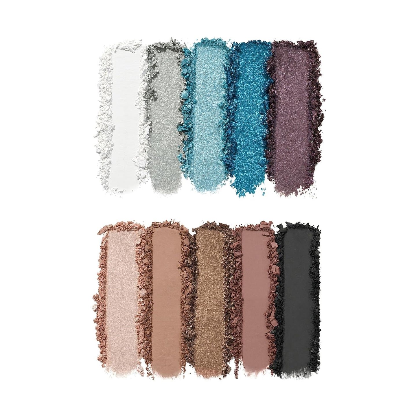 e.l.f. Perfect 10 Eyeshadow Palette, Ten Ultra-pigmented Blue & Purple Metallic Shades, Blendable Formula, Vegan & Cruelty-Free, Intergalactic