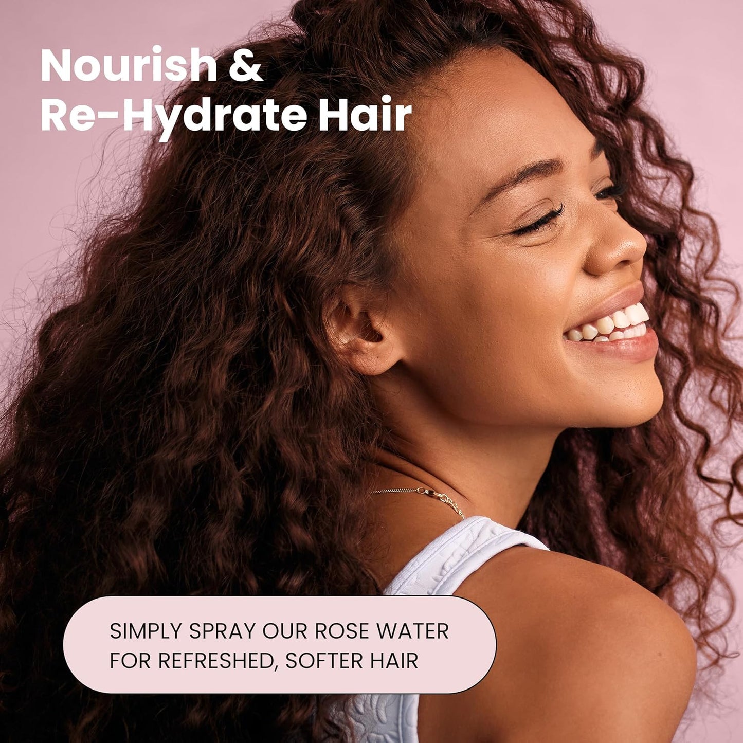 Rose Water Spray for Face & Hair – Pure USDA Organic Rosewater Toner – Refreshing Mist for Skin Care, Makeup & Locs – Natural Rose Scent, 4 Oz