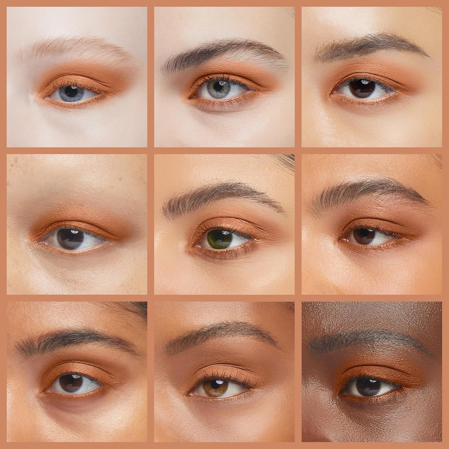 Deep Apricot Terracotta Beige Matte Opaque Pressed Powder Single Eyeshadow